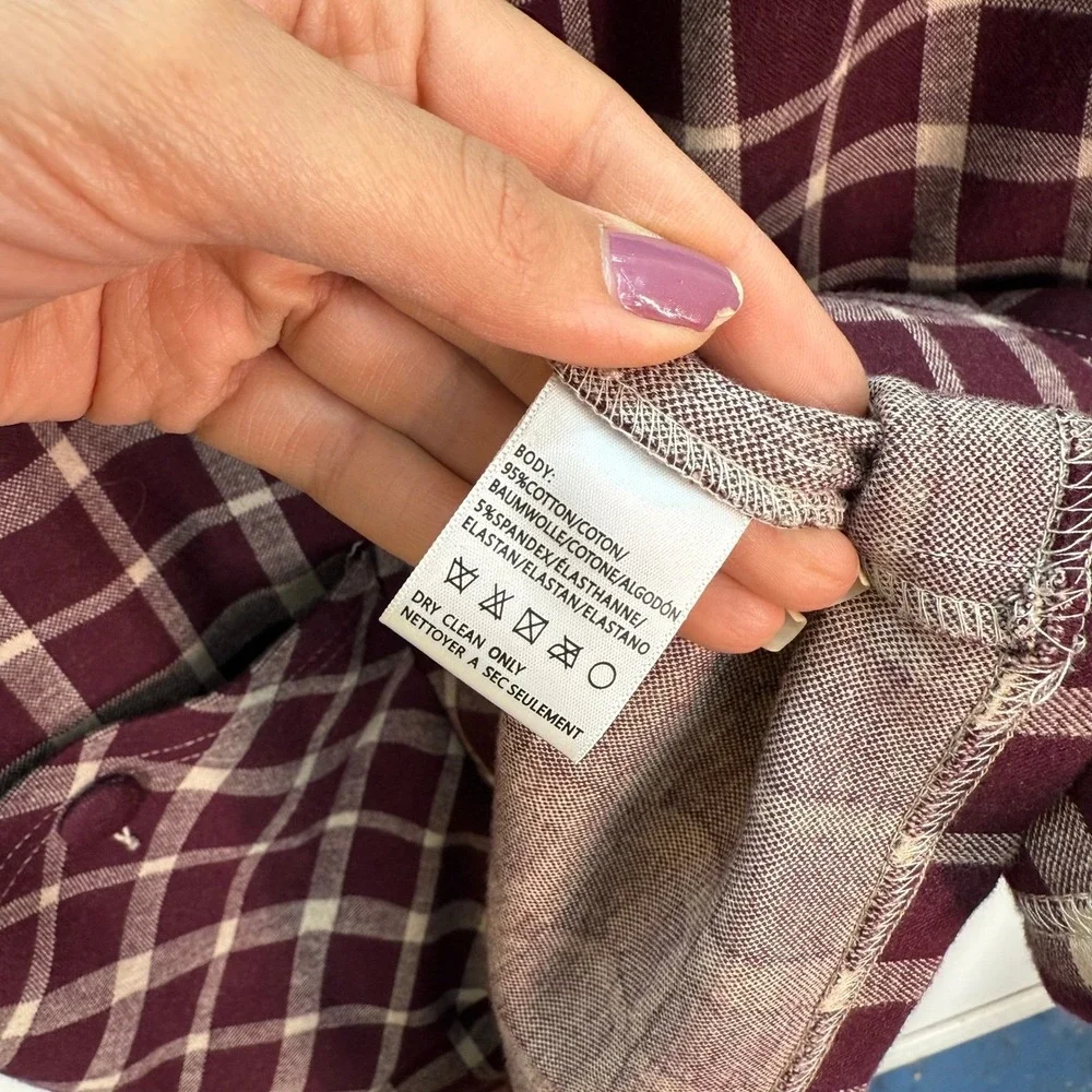 Plaid shacket Medium Harlyn‎ light weight blazer long